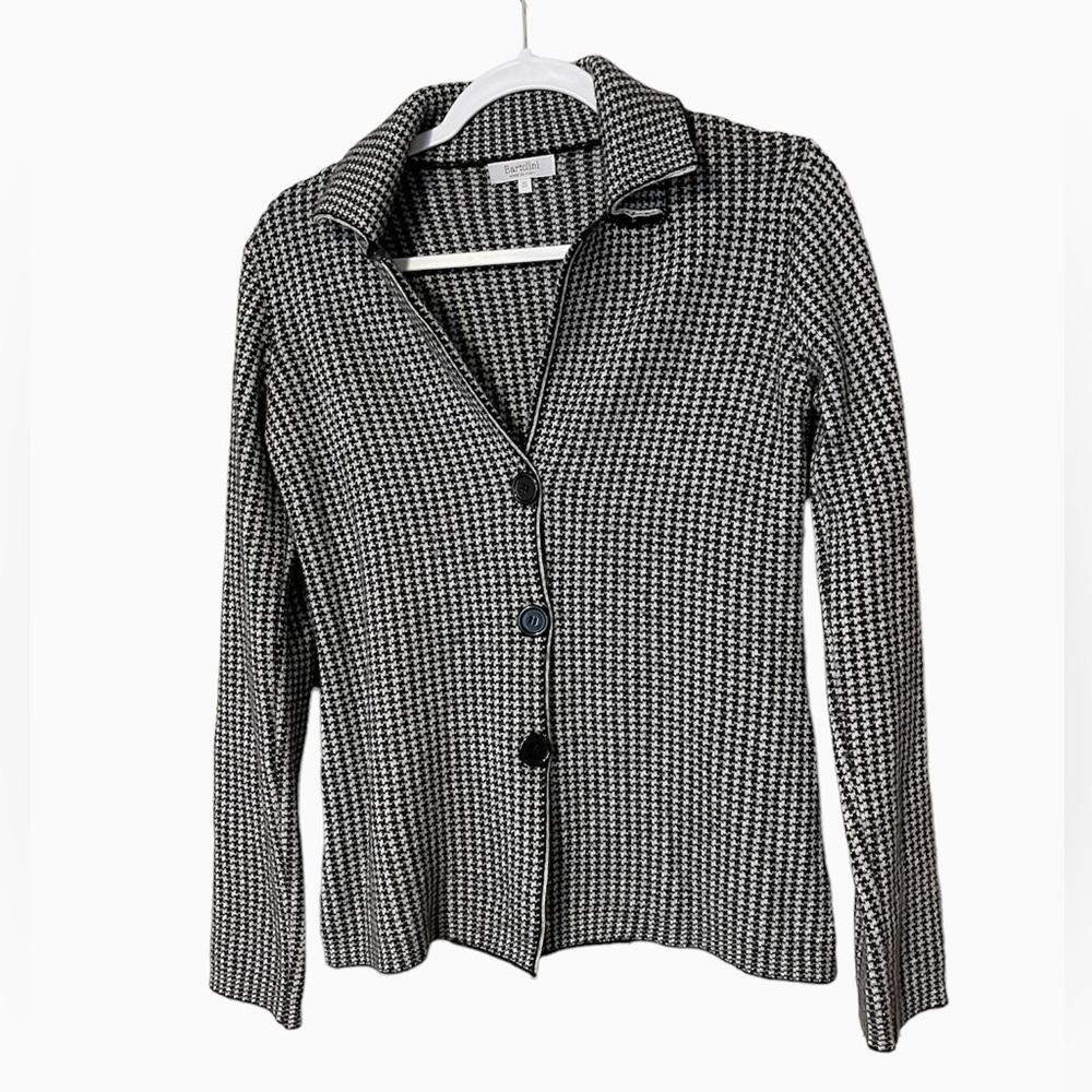 Bartolini Made In Italy Wool and Cashmere Sweater Cardigan